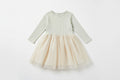 Birdie Knit and Tulle Sparkle Dress