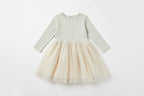 Birdie Knit and Tulle Sparkle Dress