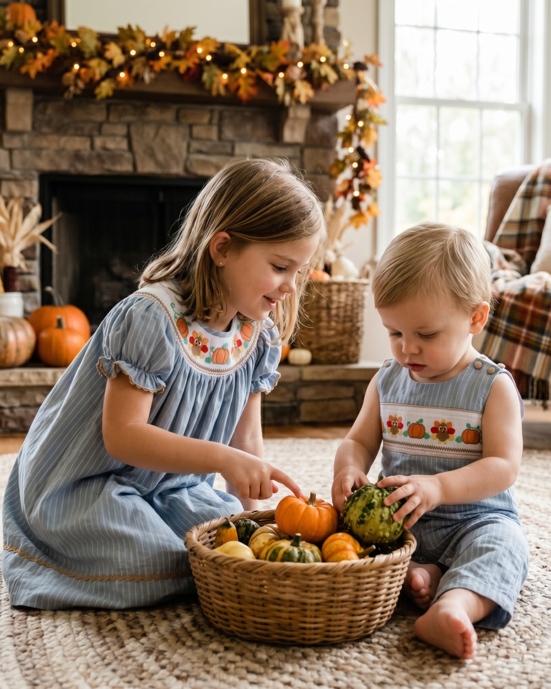 Light Blue Turkey Dress
