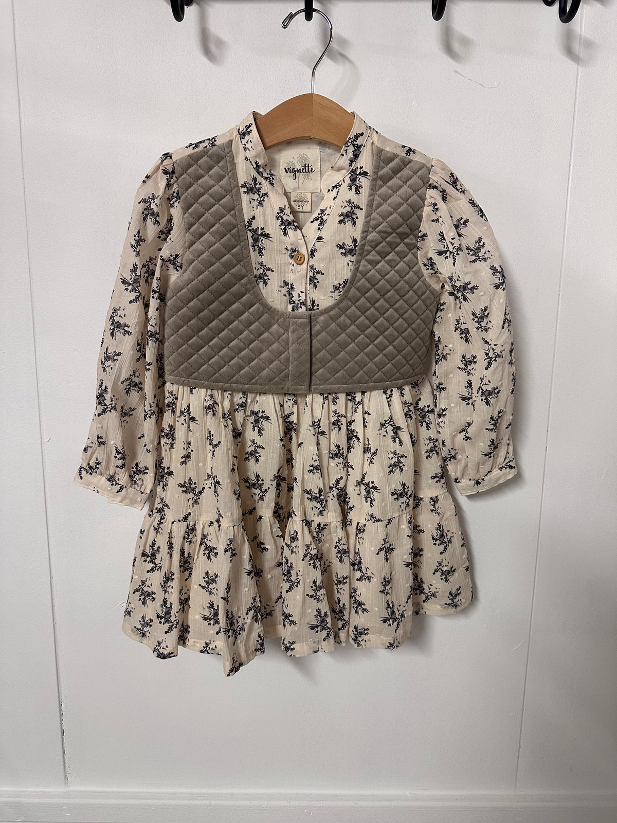 Vested Floral Dress