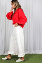 Red ballon long sleeve