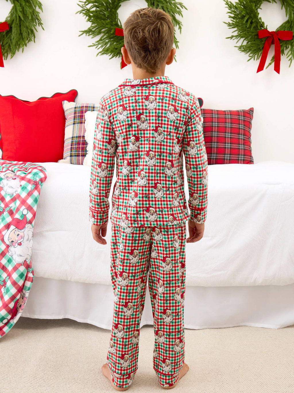 SoftSnooze™ Boys Dear Santa Christmas Pajama Set