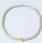Boho Beaded Ball Bracelet