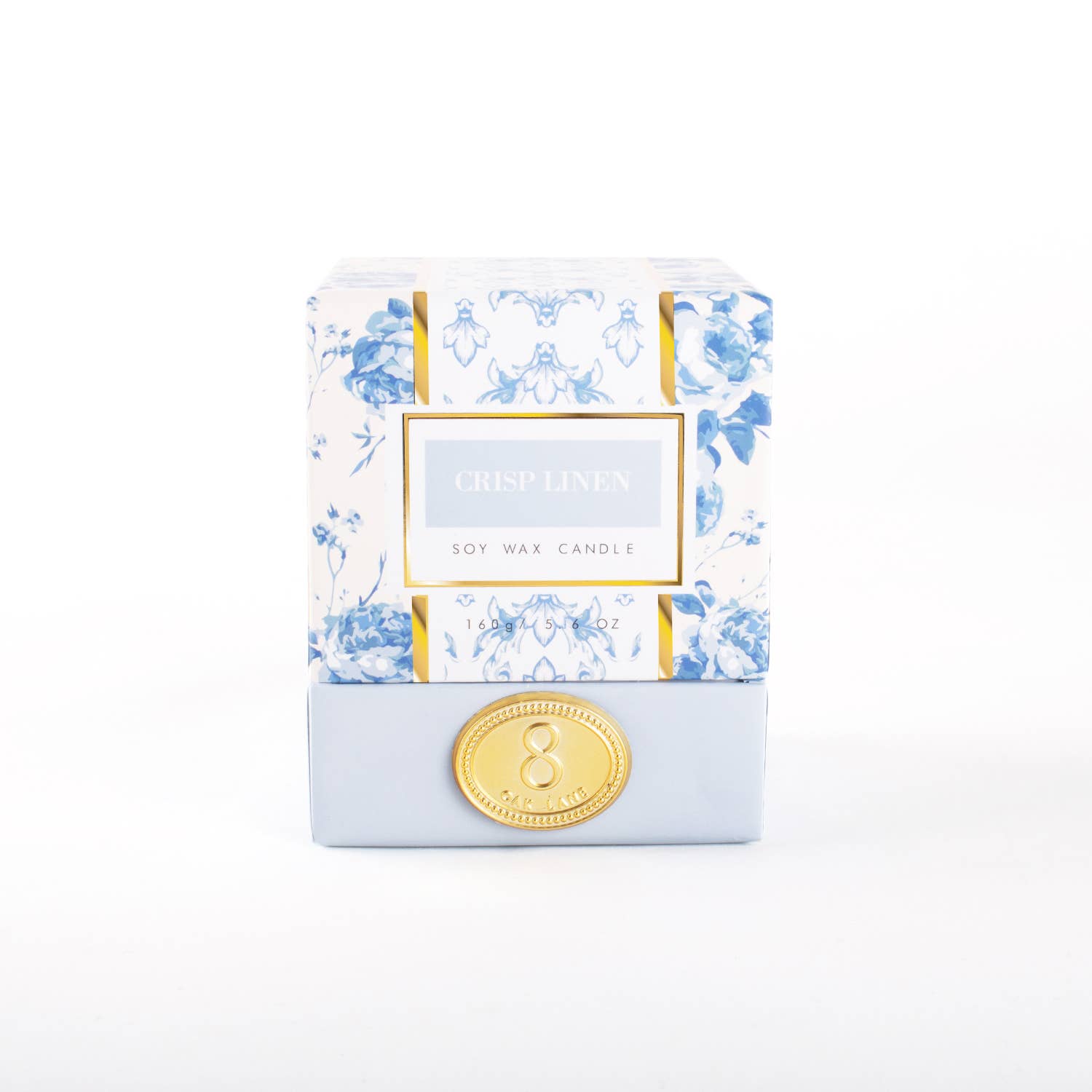 Crisp Linen Soy Wax Candle 5.6oz