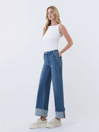 HIGH RISE SERENE BLOOM JEAN