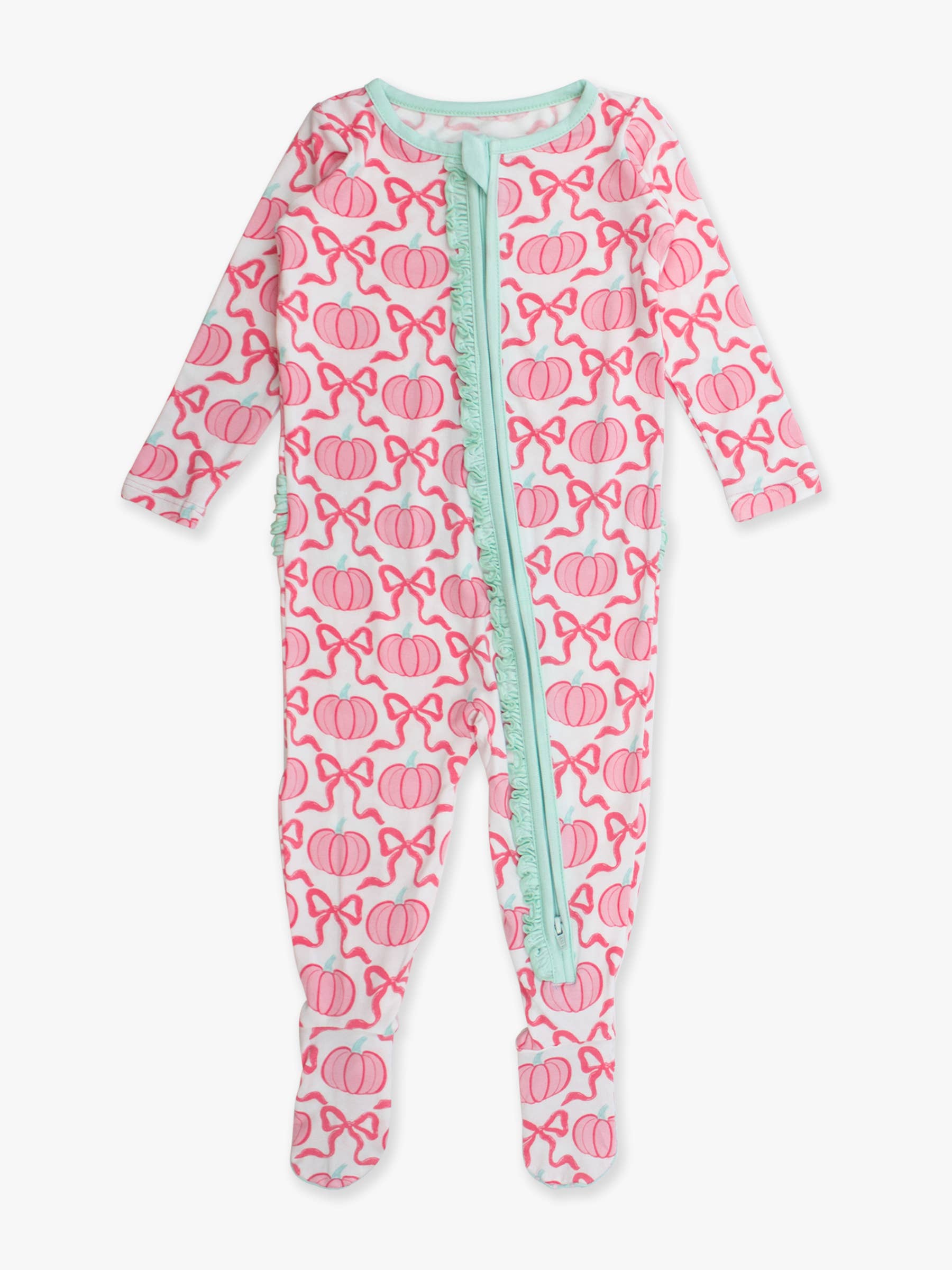 SoftSnooze™ Pink Fairytale Pumpkins Pajamas