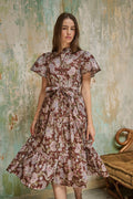 Bellucci Tiered Midi Dress