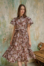 Bellucci Tiered Midi Dress