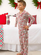 SoftSnooze™ Boys Dear Santa Christmas Pajama Set