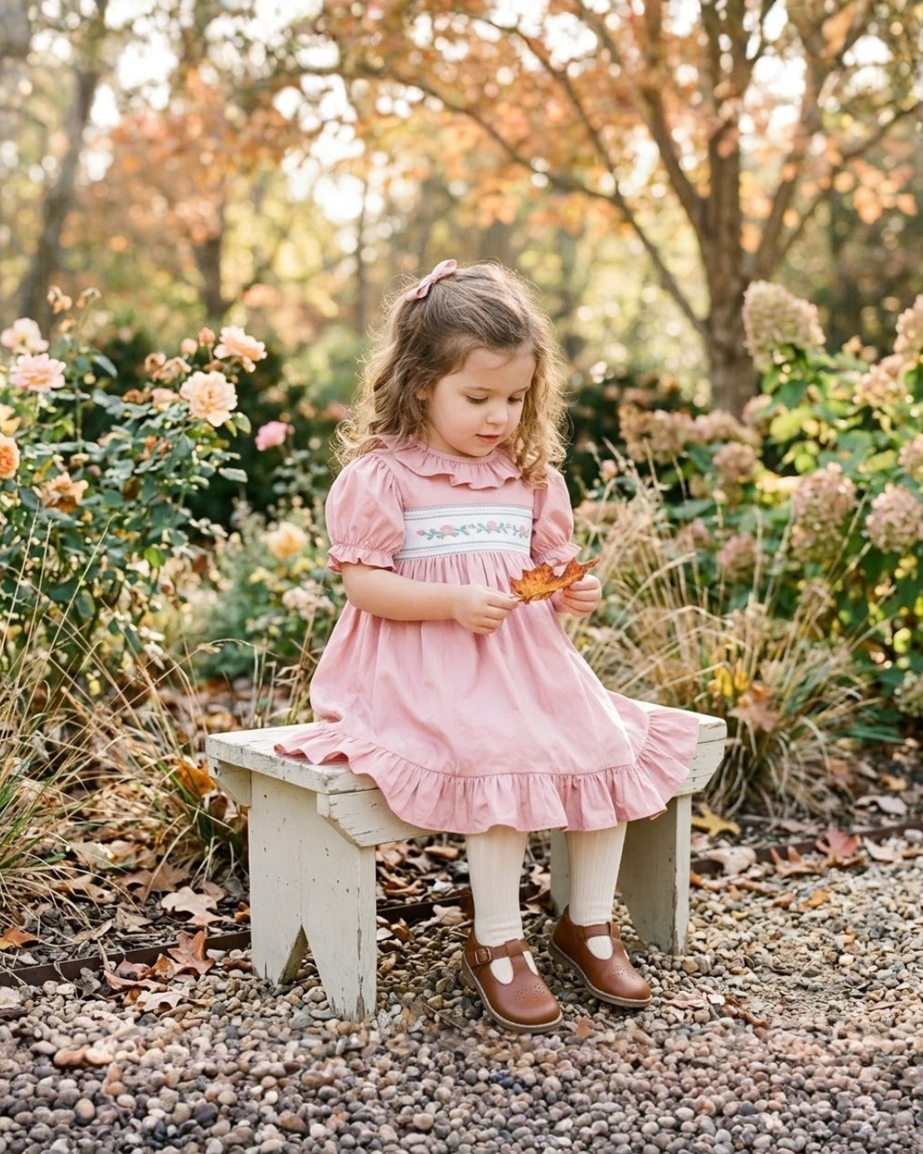 Heritage Rose Smocked Dress