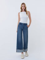 HIGH RISE SERENE BLOOM JEAN