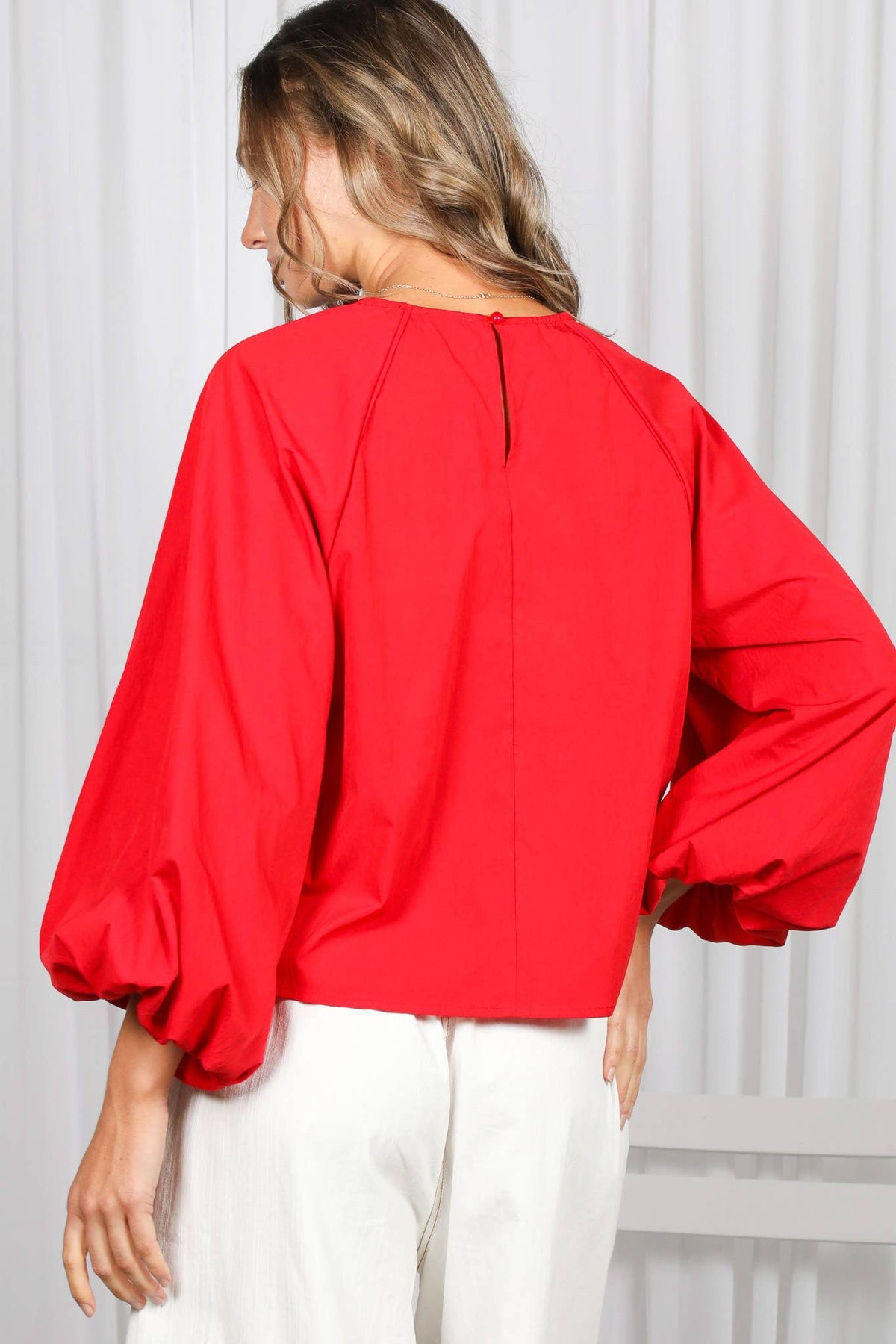 Red ballon long sleeve