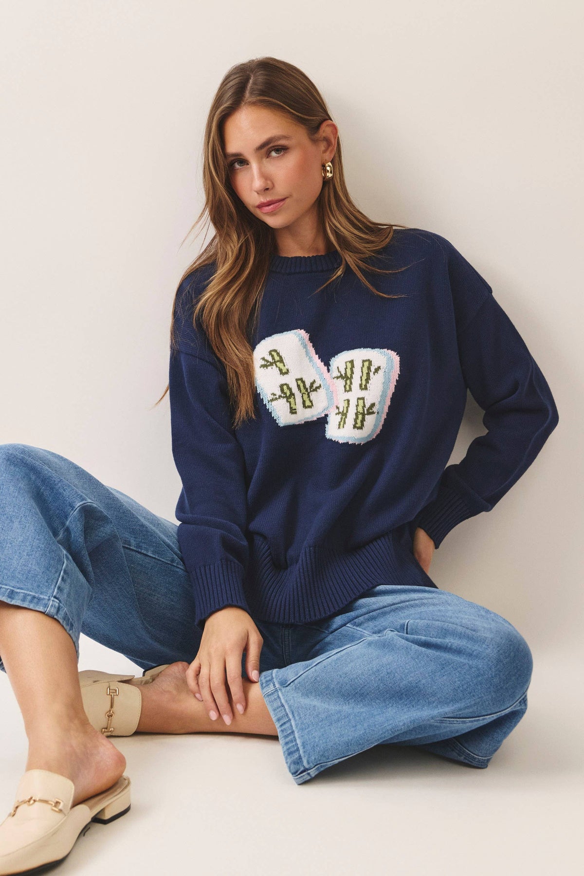 Mahjong Crew Neck Sweater
