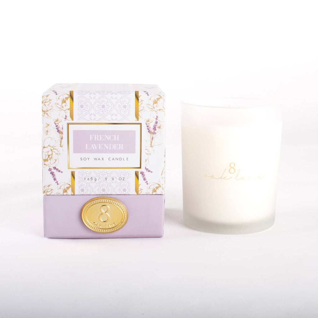 French Lavender & Cedar Soy Wax Candle 5.6oz