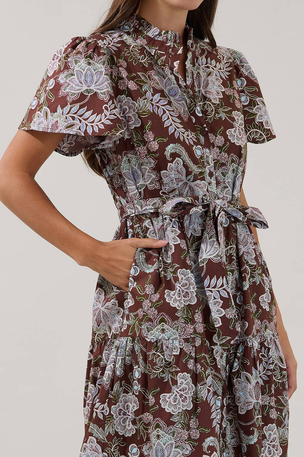 Bellucci Tiered Midi Dress