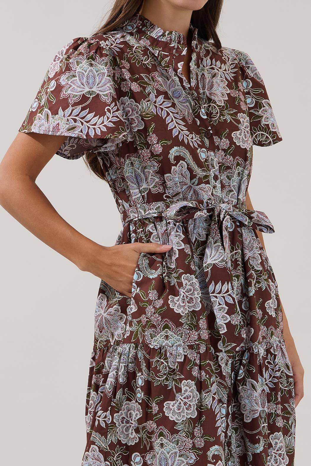 Bellucci Tiered Midi Dress