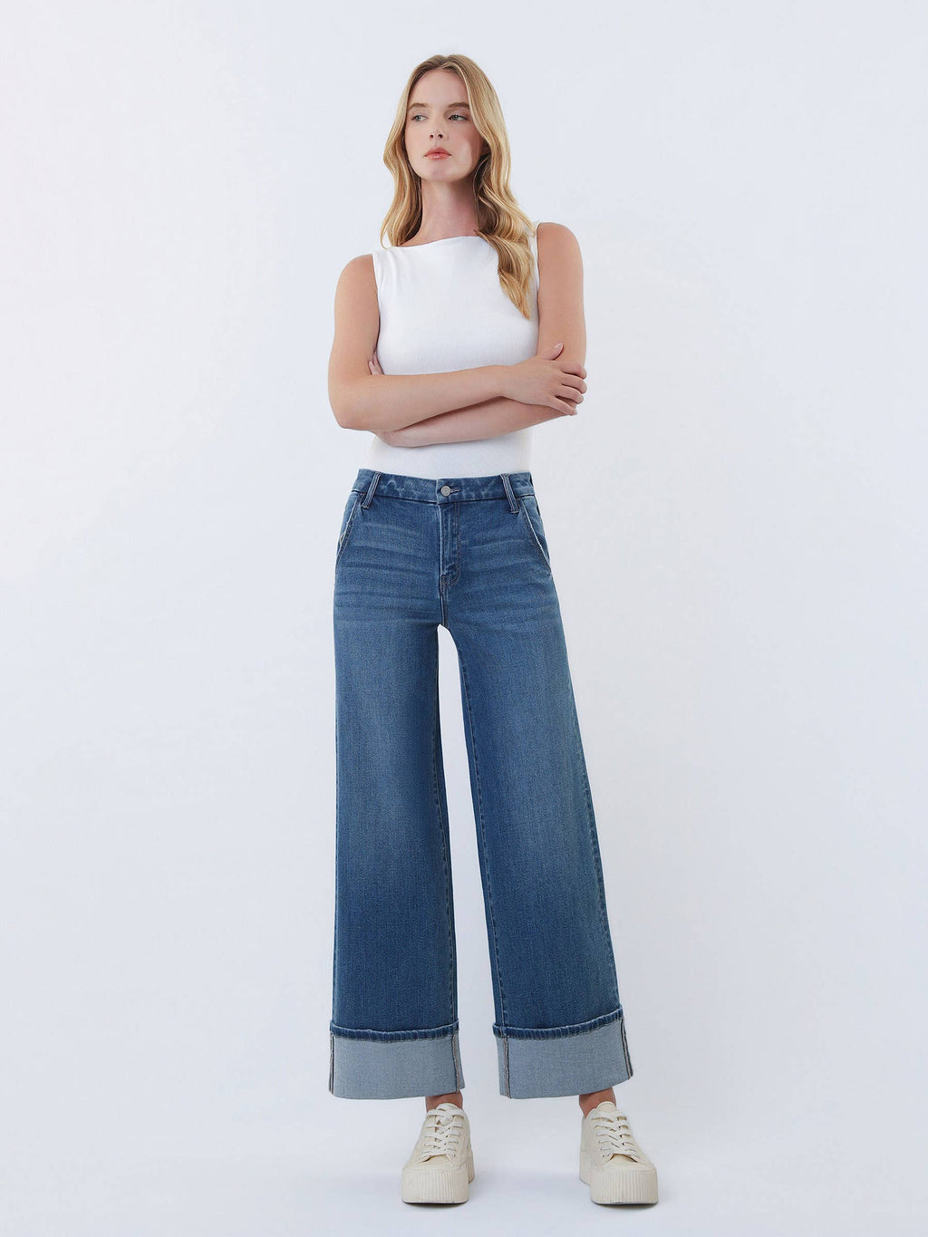 HIGH RISE SERENE BLOOM JEAN