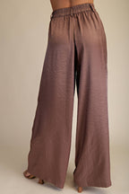 High Waist Tailored Wide Pants