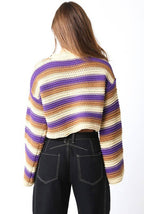 Lucille Purple Sweater