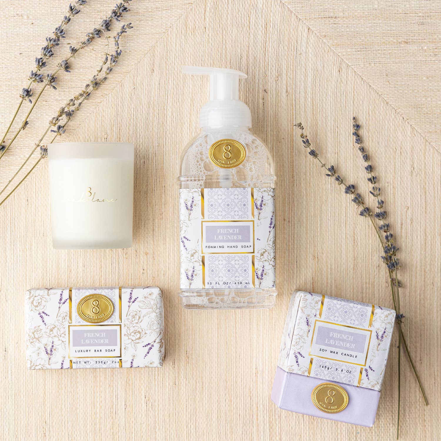 French Lavender & Cedar Soy Wax Candle 5.6oz