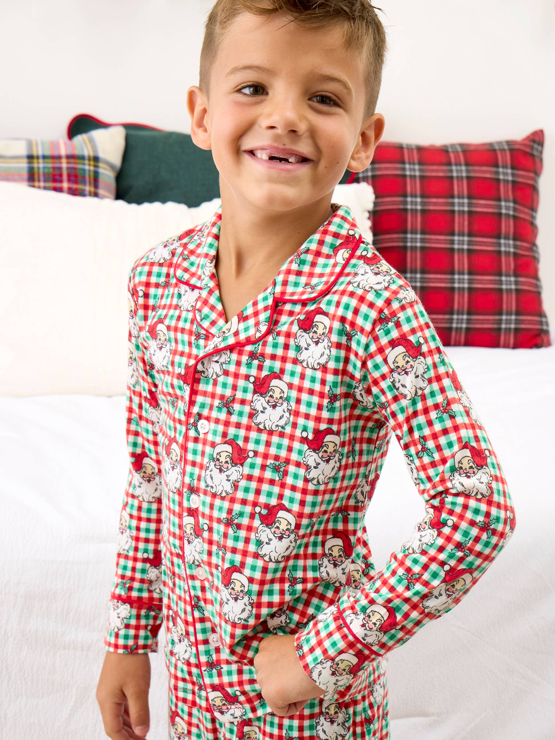 SoftSnooze™ Boys Dear Santa Christmas Pajama Set