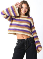 Lucille Purple Sweater