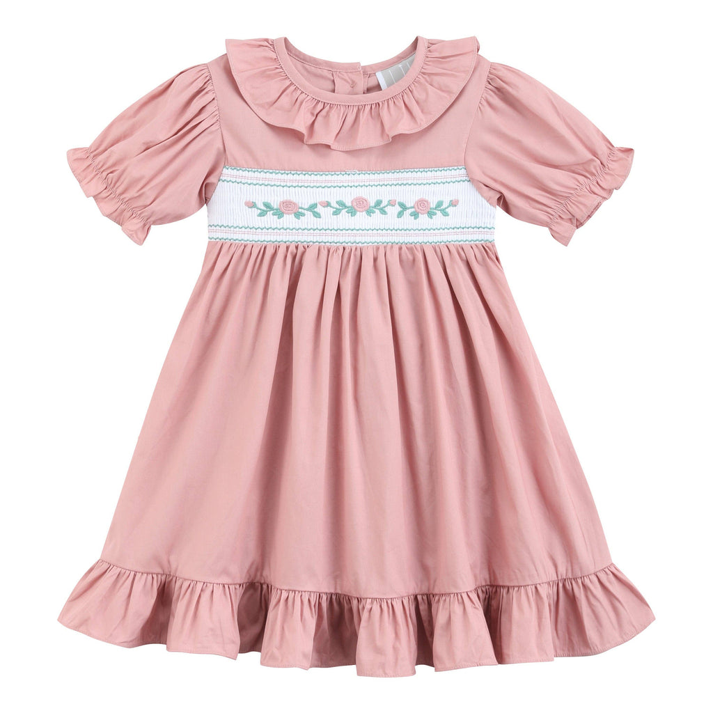 Heritage Rose Smocked Dress
