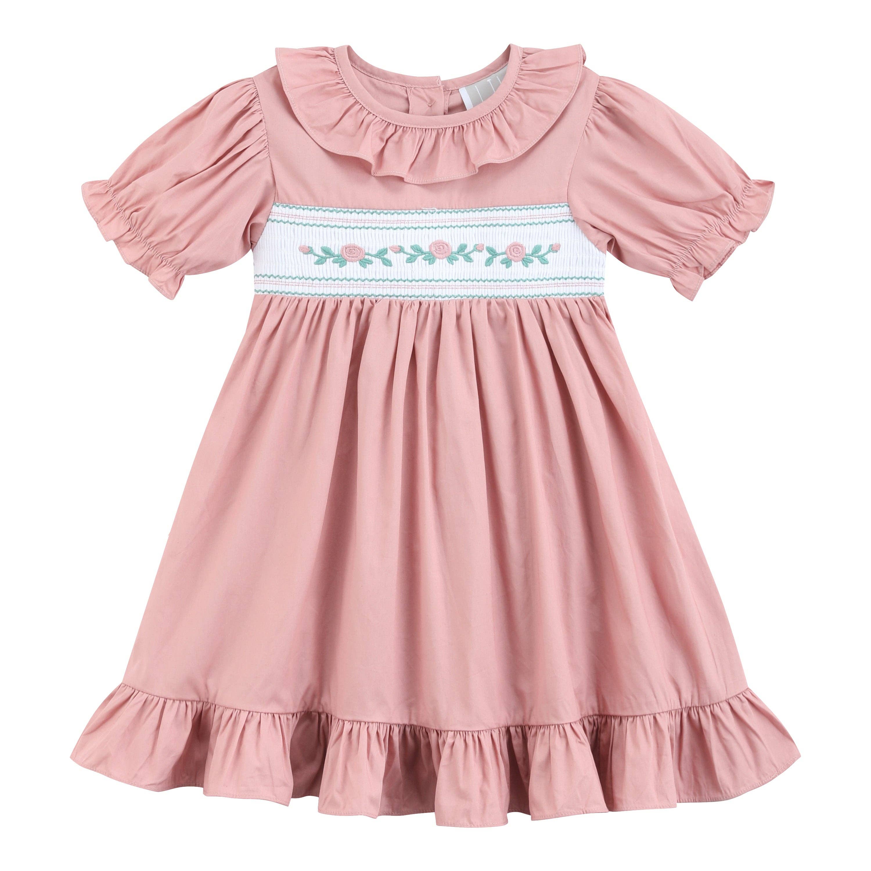 Heritage Rose Smocked Dress